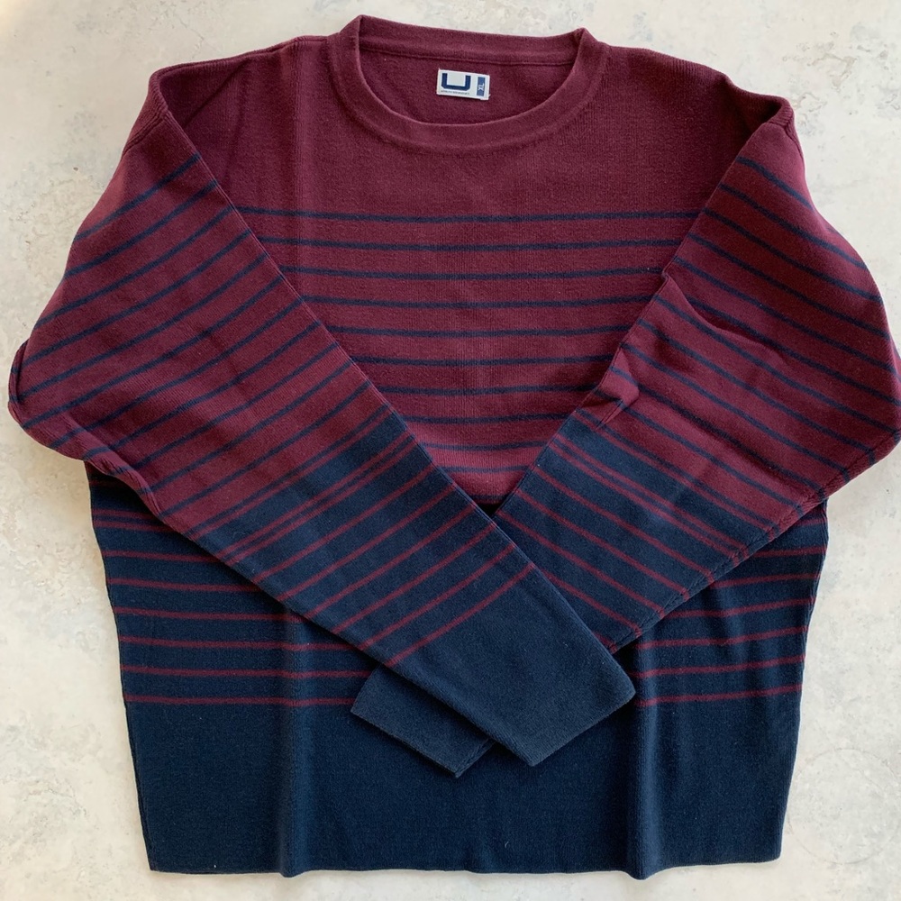 U Adolfo Dominguez blue cotton sweatshirt